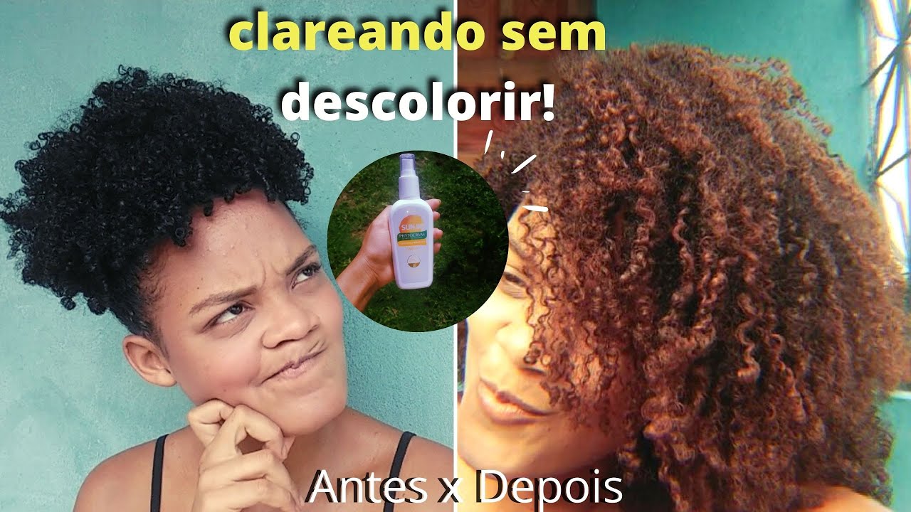 COMO CLAREAR O CABELO SEM DESCOLORIR (SUN IN) PARTE 1 - YouTube