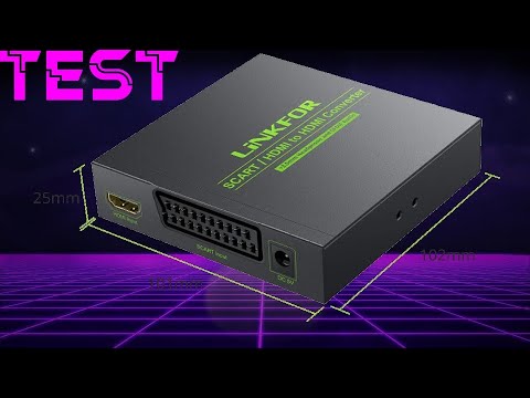 Test-LINKFOR Scart vers HDMI Convertisseur (console retro en hd)