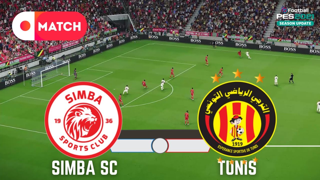 Simba SC vs Esperance de Tunis | Champions League 2025 eFootball PES 21 Gameplay Simulation