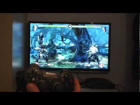 LG 42LS5600 INPUT LAG TEST and REVIEW (Mortal Kombat 9 input lag test)