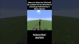 How to build a flying machine in  Minecraft (BEDROCK&amp;JAVA) #minecraft #gaming
