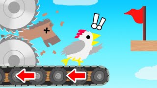 Can You Beat The DEADLY CONVEYOR Belt? (Ultimate Chicken Horse)