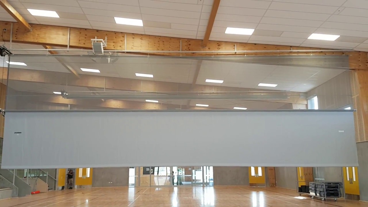 Porter Athletic Center-Roll Gym Divider