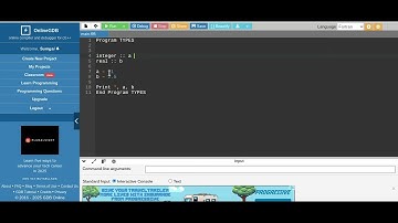 Basics of Numbers in Fortran