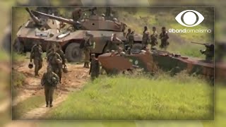 Militares do Brasil e EUA fazem treinamento em conjunto