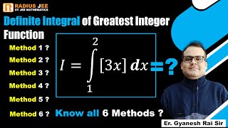 Definite Integral Of Greatest Integer Function | Know the Concept and Methods Part 1