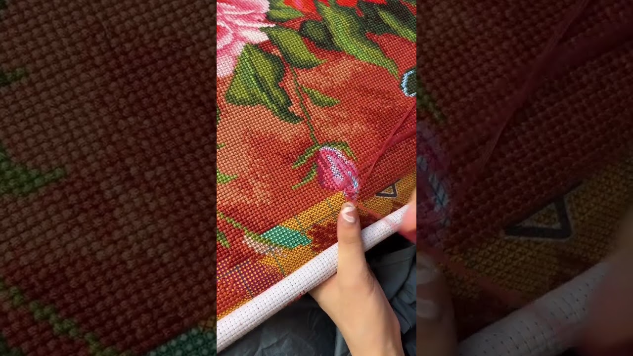 This large cross stitch is easy to do