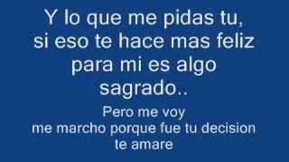 Intocable With Lyrics