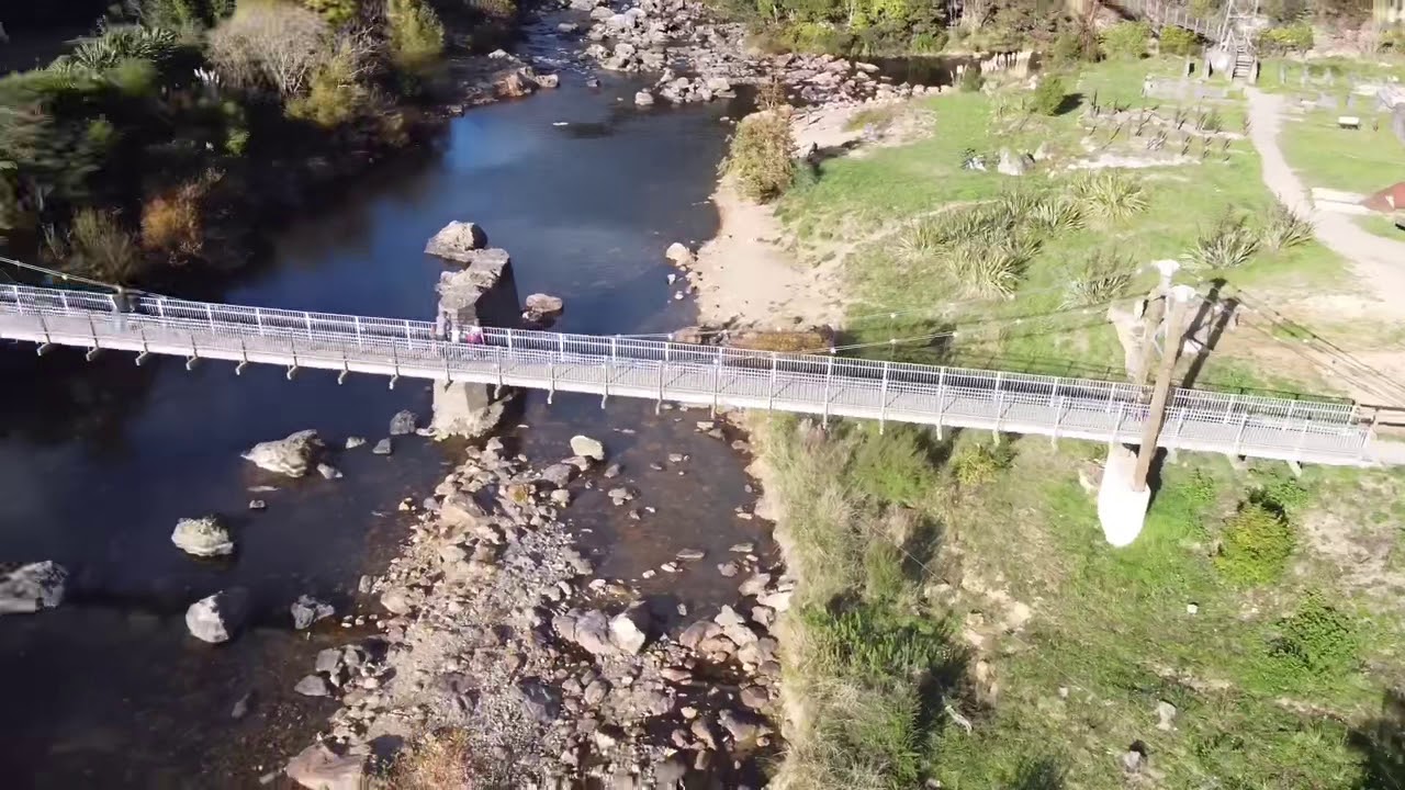DJI Mavic Mini Ohinemuri river Karangahake gorge New Zealand