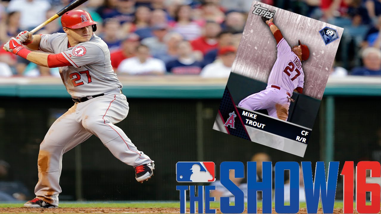 Can Mike Trout Hit A 500ft Homerun?! MLB The Show 16