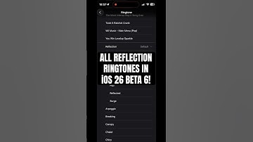 All Reflection Ringtones In iOS 26 Beta 6!