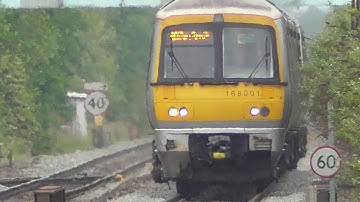 Chiltern Railways Class 168001-16808 passing West Ruislip for Birmingham Moor Street
