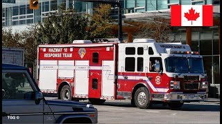 *HORN* [Hazmat Response Team] Code 3 In Heavy Traffic in Vancouver