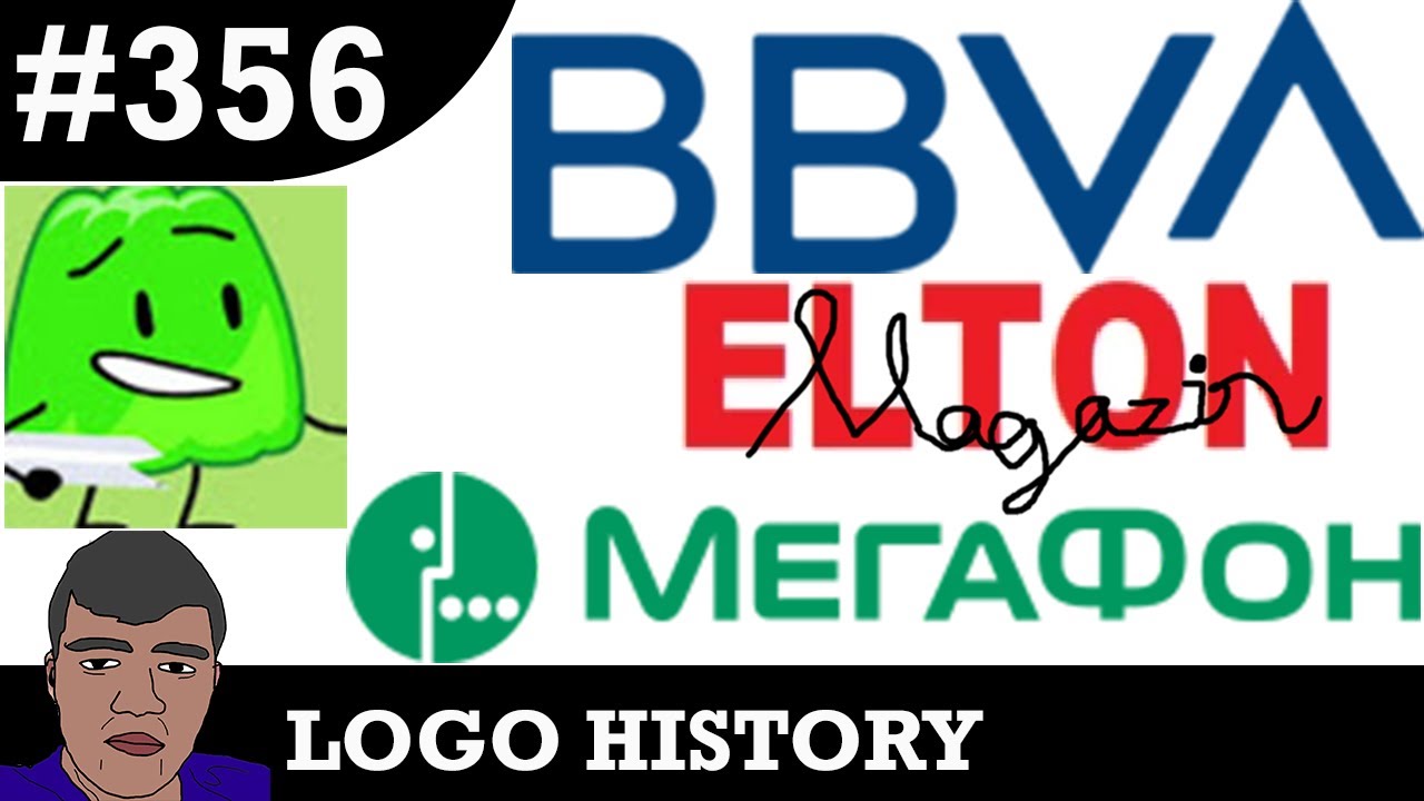LOGO HISTORY #356 - BBVA, MegaFon, Gelatin & Elton Magazin