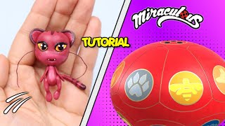 DIY Miraculous Ladybug 🐯 ROAAR KWAMI 🐯 How to make TIGER Kwami - Isa's World Miraculous Crafts screenshot 5