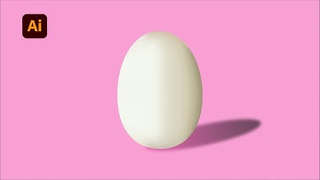 How To Draw an Egg Vector in Illustrator | Vector Illustration | Tutorial For Beginners