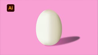 How To Draw an Egg Vector in Illustrator | Vector Illustration | Tutorial For Beginners