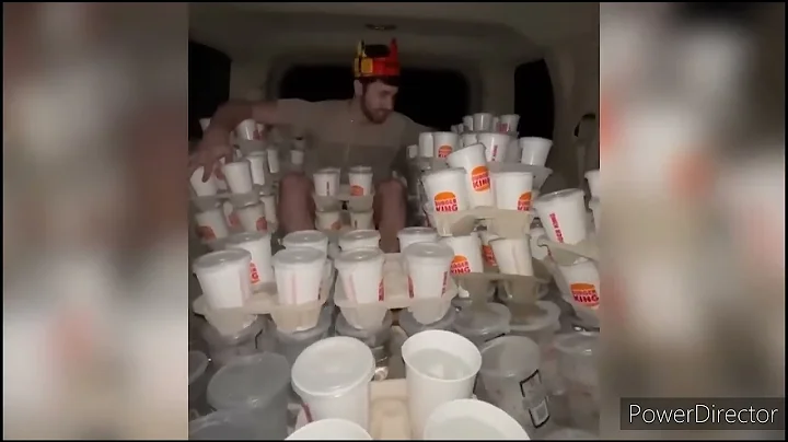 water cup spilling challenge meme