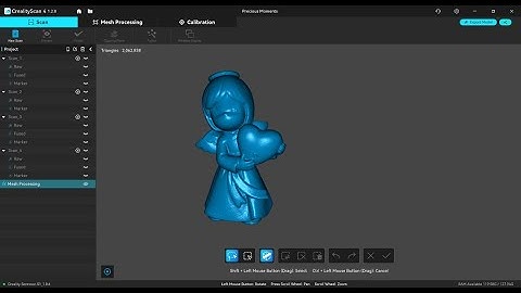 Creality Sermoon S1 3D Scanner - Scan of a figurine