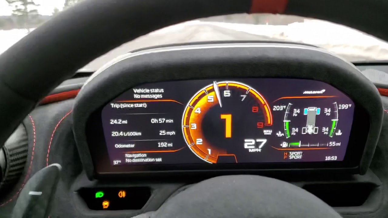 Mclaren 765LT Launch Control 