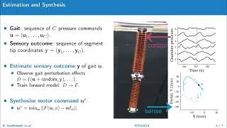 Bootstrapping the Dynamic Gait Controller of the Soft Robot Arm
