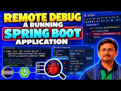 Remote Debug a Running Spring Boot Application in Eclipse
