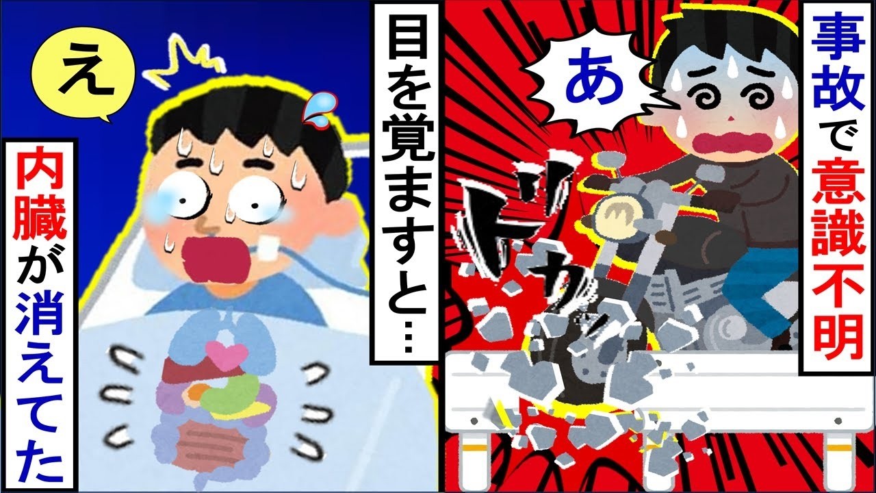 目が目覚めると内臓が消えていて、見知らぬ女性と結婚していた…実は…