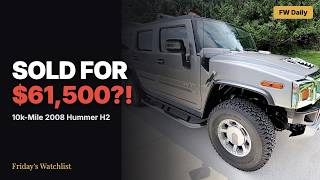 Someone Paid $38,522 Too Much for a 10k-Mile 2008 Hummer H2 | FW Daily Jul 22, 2026