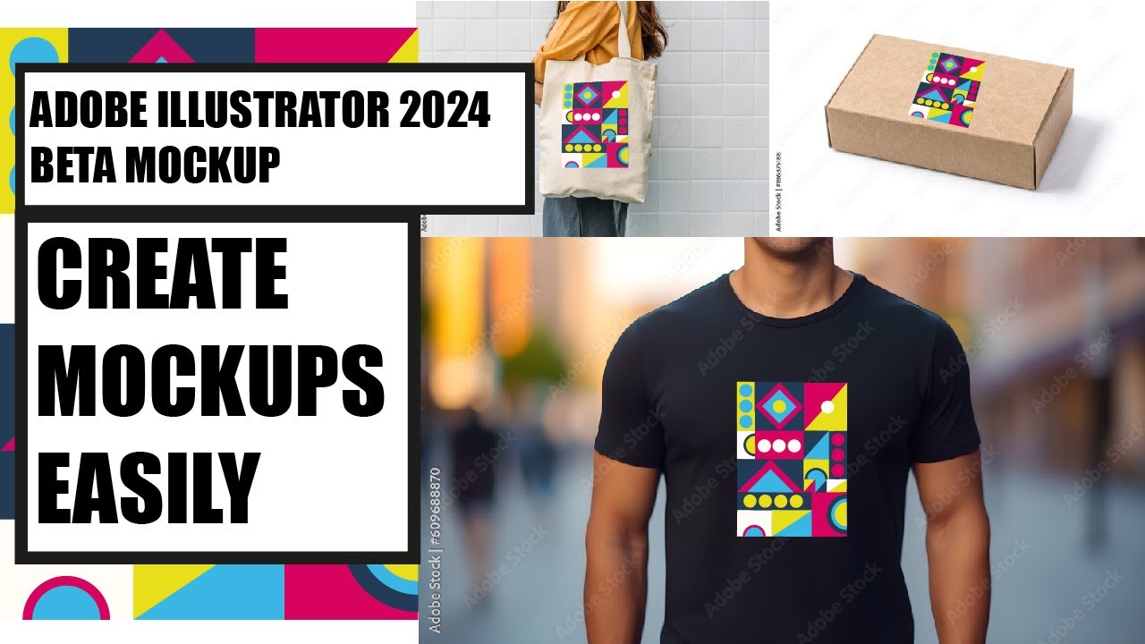 USING THE NEW MOCK-UP BETA - ADOBE ILLUSTRATOR 2024 - YouTube