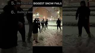 SNOW FAILS