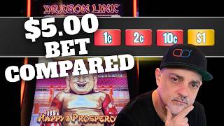 Which $5 Bet Has Best Returns on Dragon Link