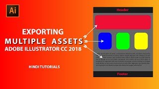 Exporting Single And Multiple Assets In Illustrator CC 2018