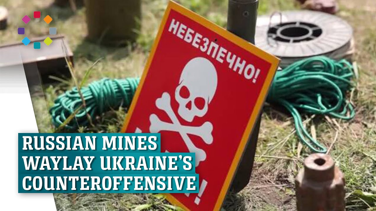 Ukrainian counteroffensive slowed by Russian landmines