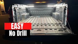 Easy DIY: Install Waterproof LED Pickup Truck Bed Lighting Without Drilling | Ford Maverick