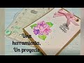 Una herramienta, un proyecto / Libreta decorada con sellos / pintamos, estampamos y mas