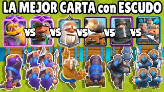 WHICH IS THE BEST CARD with SHIELD? | New EVOLVED RECRUITS | clash royale