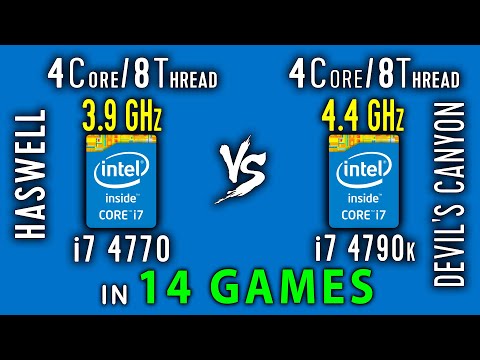 i7 4770 (E3 1270 V3) vs i7 4790k in 14 games or Intel Core i7 Haswell vs Devil's Canyon