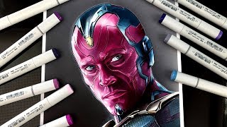 Drawing Vision - Avengers Age of Ultron