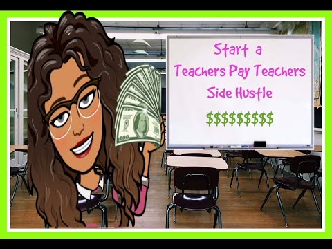 How to start a Teachers Pay Teachers (TPT) Side Hustle - YouTube