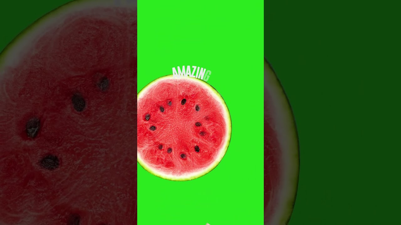 Watermelon juice ad made using motion graphics in after effects