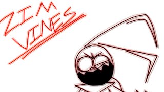 invader zim but it's a really poorly made vine animatic