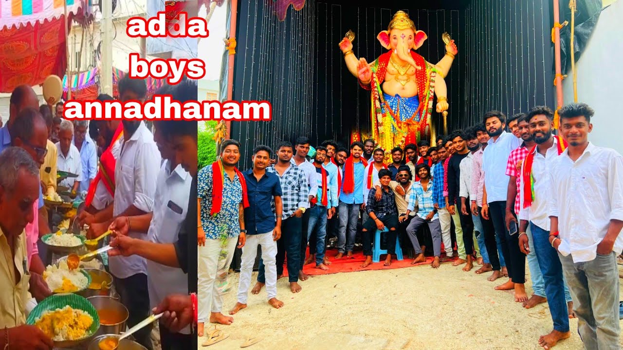 adda boys ganesh 🙏 annadhanam#2023 #bappa #ganapathi #