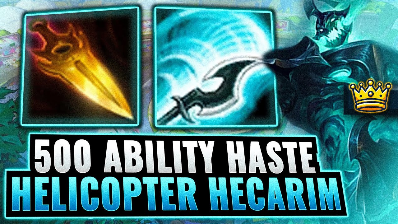 Infinite Q Spam: 180k Shields OP Hecarim Build | League Arena Gameplay