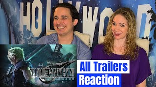 Final Fantasy 7 Remake All Trailers Reaction