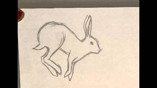 Running hare animation