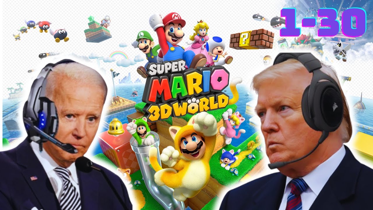 Presidents Play Super Mario 3D World 1-30