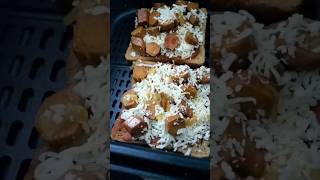 Almost shorts recipe for Airfryer sausage pizza❤️ shorts short airfryer trendingshorts