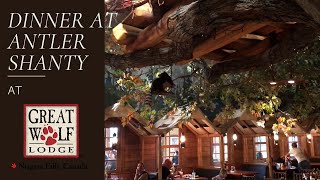 Dinner At Antler Shanty At Great Wolf Lodge Niagara