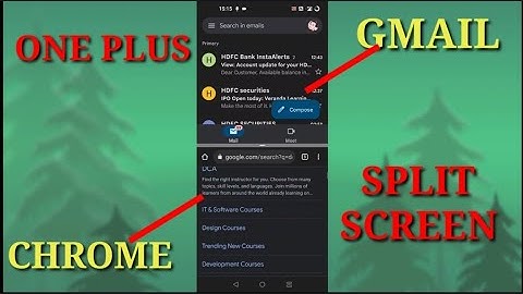 how to enable split screen in one plus !  one plus में split screen कैसे enable करे !