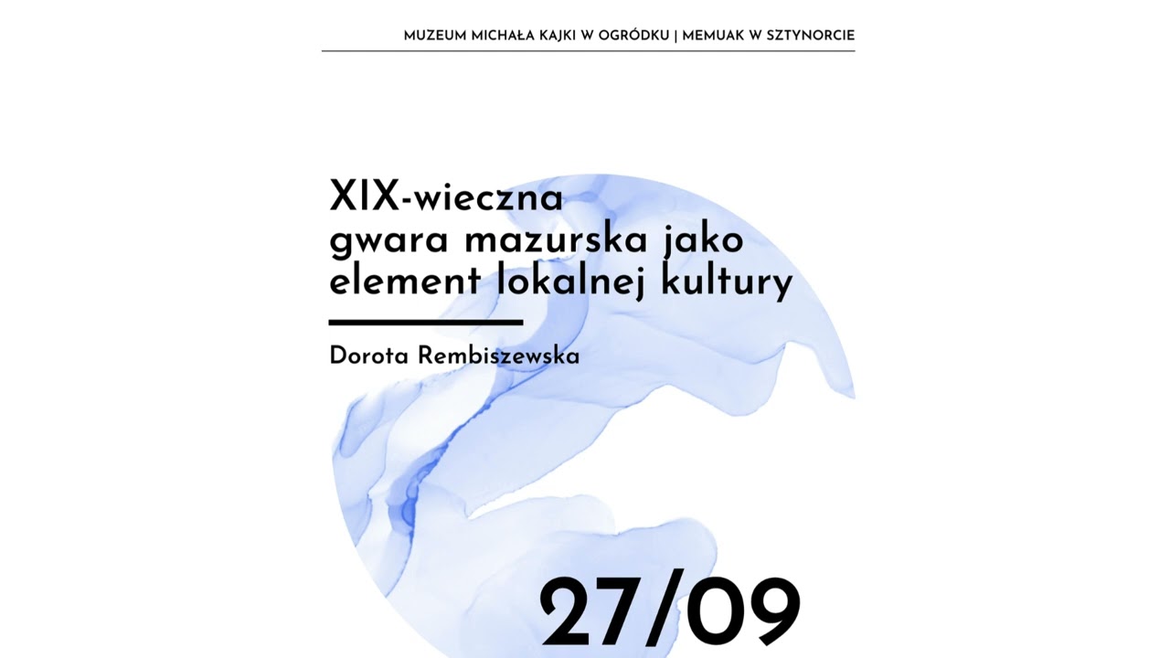 XIX-wieczna gwara mazurska jako element lokalnej kultury | Dorota Rembiszewska